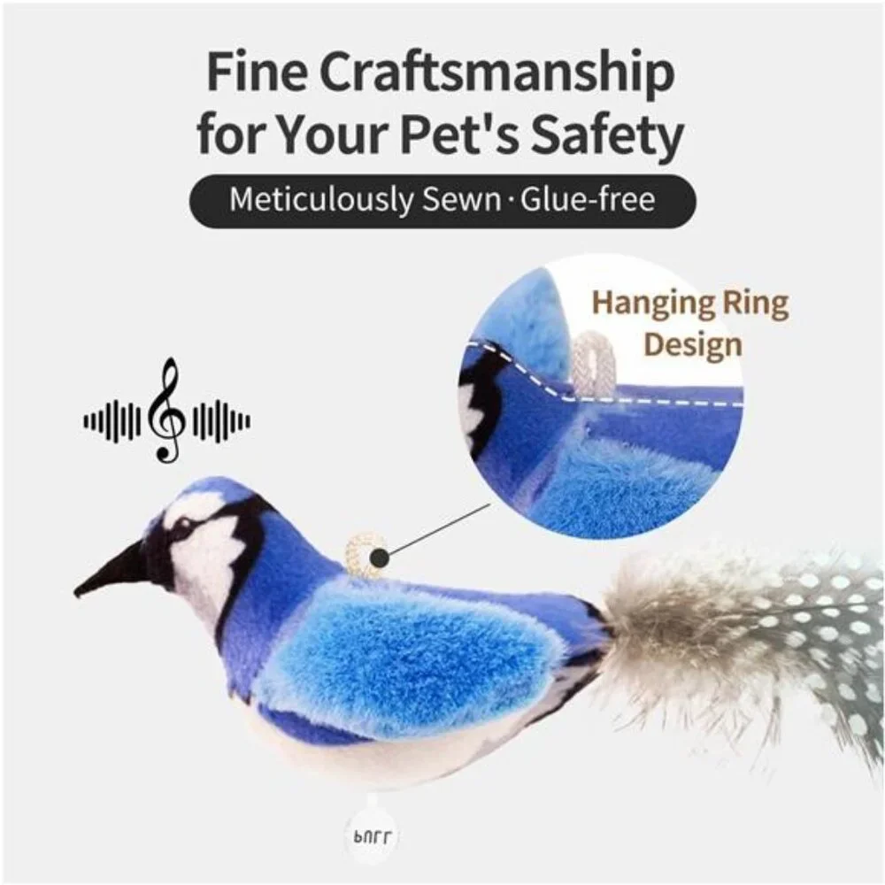 Catnip Cat Toys Boredom Relieve Teeth and Kicking Feather Cat Toys Interactive